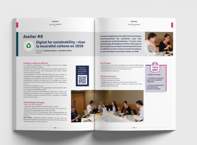 Brochure association IMA Publication de l'IMA, Innovation Makers Aliance. 60 pages pour revenir sur les trois jours du colloque de l'ITES qui s'est tenu à Deauville en sept. 2023
