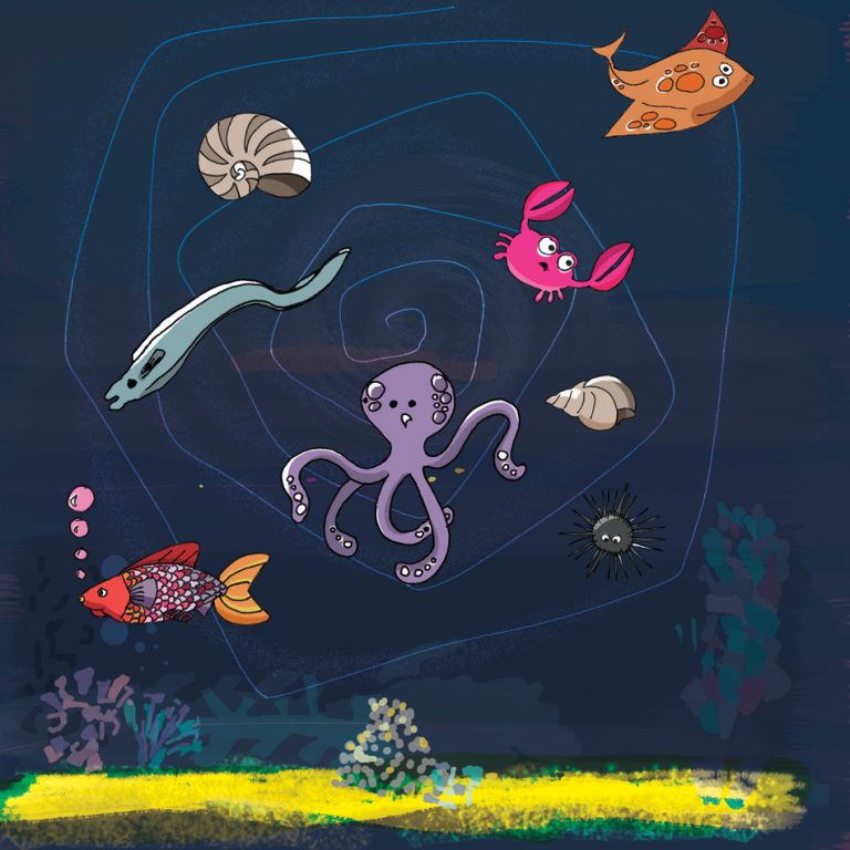 illustration Paco poissons et autres merveilles sous-marines